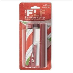 Little Elf Gift Wrap Cutter Red